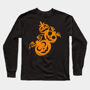 Vampire Pumpkin Buddies Long Sleeve T-Shirt